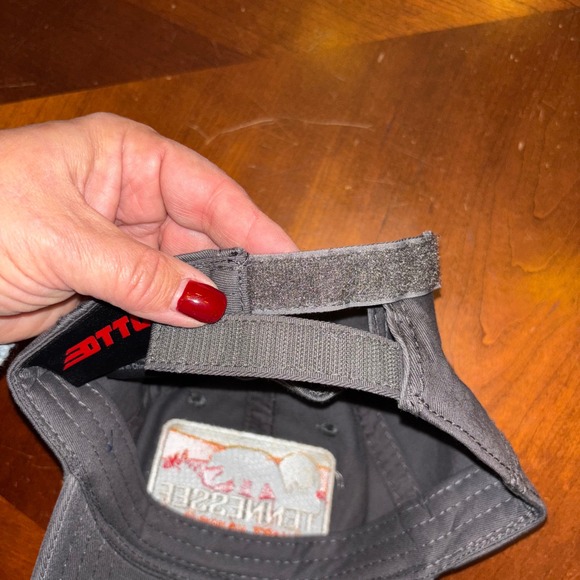 Tennessee Smoky Mountains | OTTO | Distressed Gray Baseball Cap | One Size - Picture 8 of 9